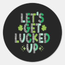 Search for get lucky stickers Shamrock