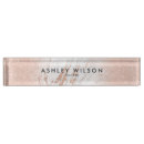 Search for marble and rose gold name plates Agate