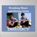 Search for emergency rectangular posters Firefighter