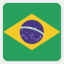 Search for brasil square stickers Flag