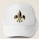 Search for de lis hats Black