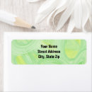 Search for abstract swirl return address labels Green