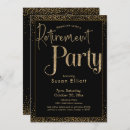Search for black retirement party invitations Retiring