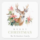 Search for deer stag stickers Watercolor