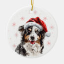 Search for australian shepherd christmas tree decorations Cute