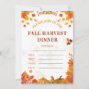 Search for harvest dinner invitations Autumn celebration