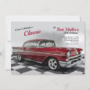 Search for automobile 5x7 invitations Classic car