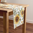 Search for sunflower table runners Garden