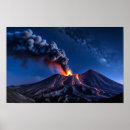 Search for erupting volcano posters Fire