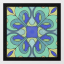 Search for stained glass window decals Blue
