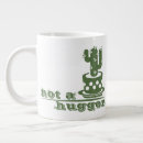Search for funny cactus mugs Not a hugger