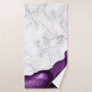 Search for purple and white bath towels Modern