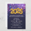 Search for new years eve celebration invitations Black and gold