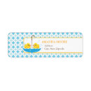 Search for baby duck return address labels Blue