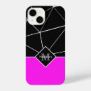 Search for neon triangles iphone cases Black