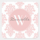 Search for girly monogram stickers Pretty