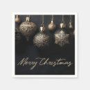 Search for luxury christmas napkins Black