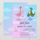 Search for cute gender reveal invitations Pink blue