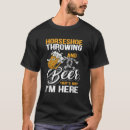 Search for funny horseshoe tshirts Beer