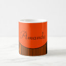 Search for orange and black mugs Modern