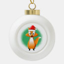 Search for cute fox christmas tree decorations Kids