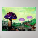 Search for purple mushrooms posters Forest