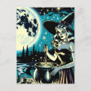 Search for witch cauldron postcards Full moon