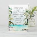 Search for beach scene wedding invitations Modern