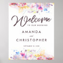 Search for lettering wedding signs Watercolor floral