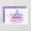 Search for sweet 16 save the dates 16th birthday