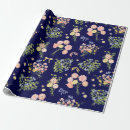 Search for blush and navy wrapping paper Flowers
