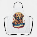 Search for retro funny aprons Dog