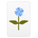 Search for vector flowers magnets Blue