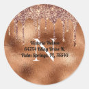 Search for copper monogram stickers Chic