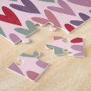 Search for hearts pattern puzzles Valentine