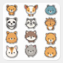 Search for sweet cute stickers Woodland