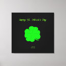 Search for four leaf clover canvas prints Shamrock