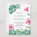 Search for watercolor hibiscus wedding invitations Botanical