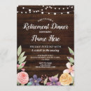 Search for retirement lunch invitations Vintage