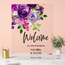 Search for floral welcome wedding signs Watercolor