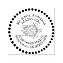 Search for turtle rubber stamps Round