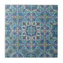 Search for blue moroccan pattern tiles Mediterranean