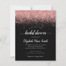 Search for black hot pink bridal shower invitations Modern