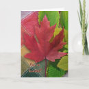 Search for leaf greeting invitations Fall