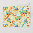 Search for flower pattern postcards Dog