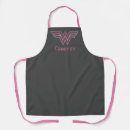Search for black woman aprons Pink and black