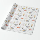 Search for forest animals wrapping paper Winter