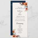 Search for navy blue and burnt orange wedding invitations Elegant