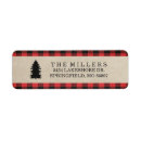Search for lumberjack return address labels Rustic