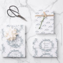 Search for birds nest wrapping paper Blue